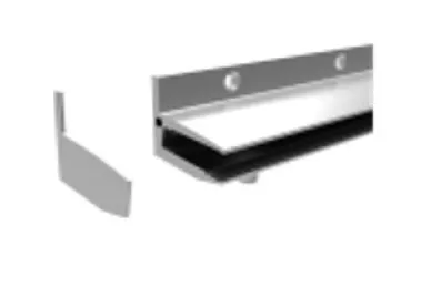 PSG A75.N100.300.AXA System zadaszeń szklanych na listwie aluminiowej 3000 mm - szkło 17,52 mm, uniwersalny (aluminium, anoda matowa)