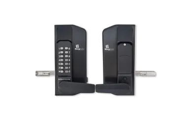 PSG BL.BL3400.ECP Jednostronny mechaniczny zamek szyfrowy borg locks do bram metalowych – z klawiaturą ecp, wewnętrzną klamką blokującą i zasuwą 65-80 mm
