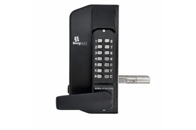PSG BL.BL3430.ECP Dwustronny mechaniczny zamek szyfrowy BL3430 borg locks do bram metalowych – z klawiaturą ecp, klamką i zasuwą 65-80 mm