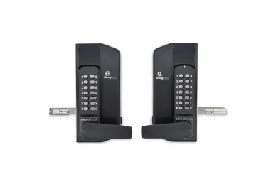PSG BL.BL3430.ECP Dwustronny mechaniczny zamek szyfrowy BL3430 borg locks do bram metalowych – z klawiaturą ecp, klamką i zasuwą 65-80 mm