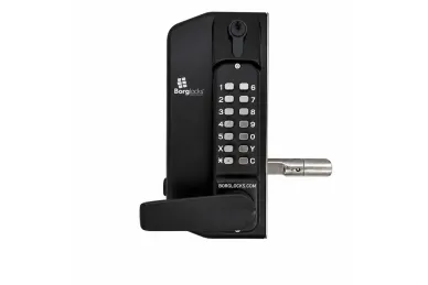 PSG BL.BL3430DKO.ECP Dwustronny mechaniczny zamek szyfrowy BL3430DKO borg locks do bram metalowych – z klawiaturą ecp, klamką, zasuwą 65-80 mm i blokadą klucza