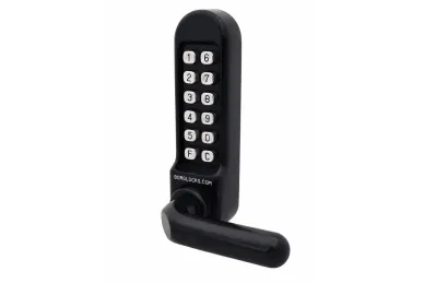PSG BL.BL5200.MGPRO.ECP Metalowy zamek bramowy borg locks BL5200 - jednostronny z klamką, klawiaturą ecp i powłoką odporną na warunki morskie