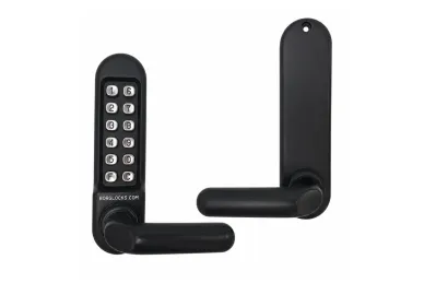 PSG BL.BL5200.MGPRO.ECP Metalowy zamek bramowy borg locks BL5200 - jednostronny z klamką, klawiaturą ecp i powłoką odporną na warunki morskie
