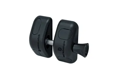 PSG DD.MLSPS2 Single-sided gate latch, magnetic latch 7-17mm, black MLSPS2