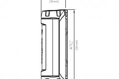 PSG DD.TCHD1AS3BT Selbstschließende Scharniere für schwere Tore bis 70 kg 6-25 mm (ohne Halterungen, schmal, schwarz) – 2 Stück