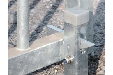 PSG LO.ABL Attrape-porte ABL LOCINOX galvanisé à chaud avec réglage en hauteur dans une plage de 52 mm