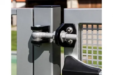 PSG LO.BOLTONHD-4D-M16QF-9005-110-02 Cerniera avvitabile regolabile in 4 direzioni, angolo 180° M16 nera