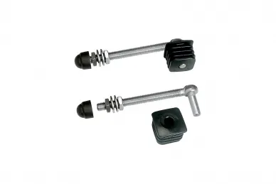 PSG LO.GBM12-40-150 Set di cerniere per cancelli e portoncini da giardino per profili 40 x 40 mm