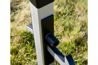 PSG LO.UNDER-GATE CATCHER Attache inférieure de vantail de portail réglable pour profilés de 40 à 60 mm