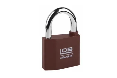 PSG LOB.KZ60-22-12 KZ60 zamak slide cylinder padlock, bronze - LOB