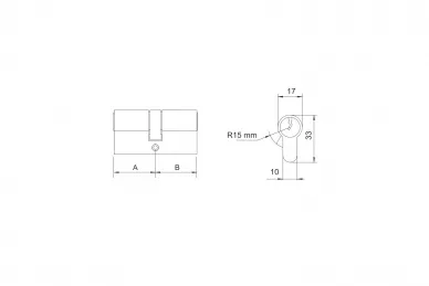 PSG LOB.WP600-11-33-02 Wkładka bęb. wp600-35/35 dragon xt niklowana
