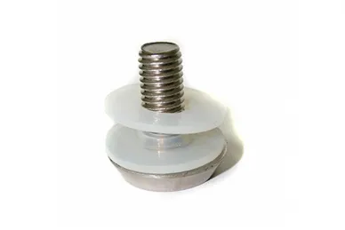 PSG N01.2830.4XS Glass bolt with conical washer dia. 28mm, M10x30 (AISI 304, flat system, satin)