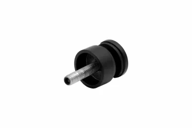 PSG N01.3000.4XM.9005 Point glass fixing dia. 30/13/M8x40, black, glass 6-12mm (AISI 304, flat system, painted)