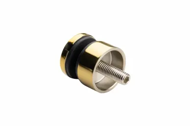 PSG N01.3000.4XP.GOLD Uchwyt punktowy do szkła fi 30/13/M8x40, złoty, szkło 6-12mm (aisi304, syst.płaski, połysk, malowany)