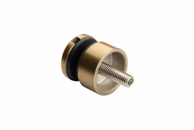PSG N01.3000.4XS.GOLD Uchwyt punktowy do szkła fi 30/13/M8x40, złoty, szkło 6-12mm (aisi304, syst.płaski, satyna, malowany)