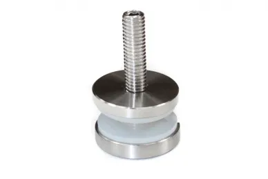 PSG N01.3004.4XS Point glass fixing dia. 30/4/M8, glass 4-16.76mm (AISI 304, flat system, satin)