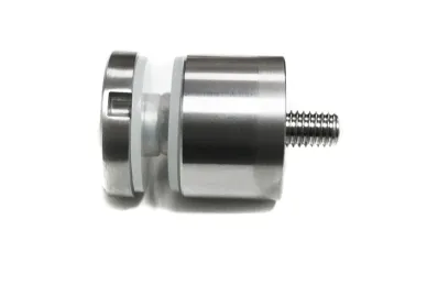 PSG N01.3020.4XS Point glass fixing dia. 30/20/M8, glass 4-16.76mm, threaded spacer (AISI 304, flat system, satin)