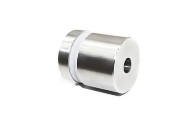 PSG N01.4030M.4XS Point glass fixing dia. 40/30/M10x100, glass 4-21.52 mm, threaded spacer (AISI 304, flat system, satin)