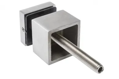 PSG N01.4040.4XS Uchwyt punktowy do szkła 40x40/40/M10x100, szkło 8-17,52mm (aisi304, syst.płaski, satyna)