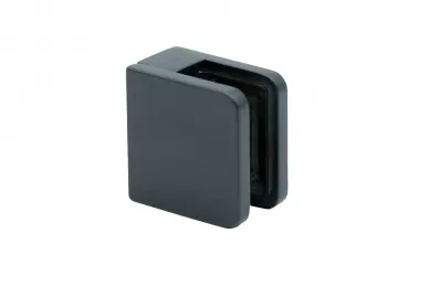 PSG N01.45K1.ZXM.7016 Glass clamp 45x45x26 mm, anthracite, glass 6-10.76 mm (zamak, flat system, painted)
