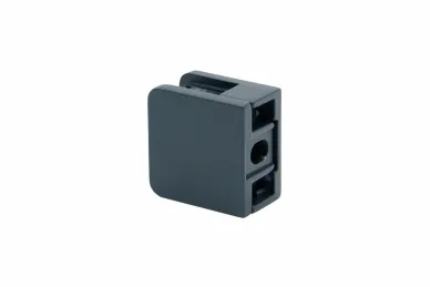 PSG N01.45K1.ZXM.7016 Uchwyt do szkła 45x45x26mm,antracytowy, szkło 6-10,76mm (zamak, syst.płaski, malowany)