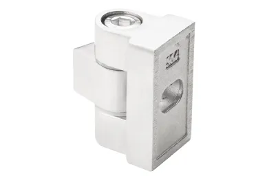 PSG N01.45K1Z180.4BS Zawias 180° do uchwytu do szkła 45 x 45 x 26 mm - AISI304, satyna