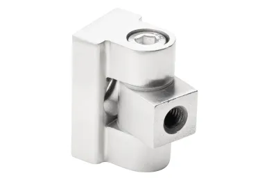 PSG N01.45K1Z180.4BS Zawias 180° do uchwytu do szkła 45 x 45 x 26 mm - AISI304, satyna