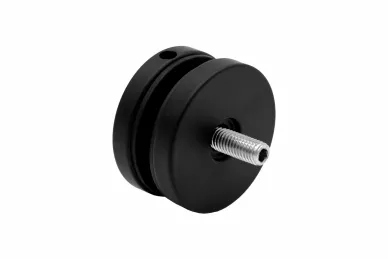 PSG N01.5000.4XM.9005 Uchwyt punktowy do szkła fi 50/8/M8x45, czarny mat, szkło 8-17,52mm (aisi304, syst.płaski, malowany)