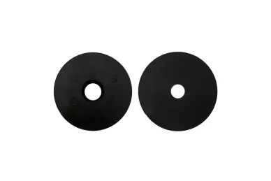 PSG N01.5000C.RSU Clamping rubbers for dia. 50 mm point fixings, EPDM, black, set of 2 pcs. (flat + collar)