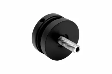 PSG N01.5010.4XM.9005 Point glass fixing dia. 50/8/M10x50, matte black, glass 8-17.52 mm (AISI 304, flat system, painted)