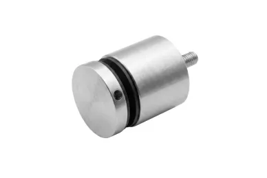PSG N01.5013N.4XS Point fixing for glass, for flat surface, dia. 50/8/M10X70 - glass 8 - 17.52 mm, hollow spacer, AISI 304, satin