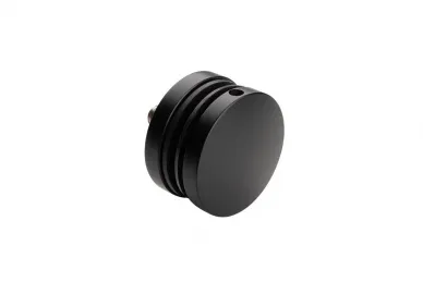 PSG N01.501M.4XM.9005 Point glass fixing dia. 50/8/M10x50, black, glass 8-17.52 mm, threaded spacer (AISI 304, flat system, painted)
