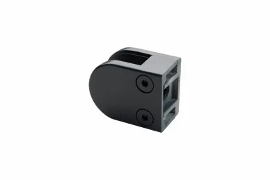 PSG N01.50D1.ZXM.7016 Glass clamp 50x40x26 mm, anthracite, safety pin, glass 6-10.76 mm (zamak, flat system, painted)