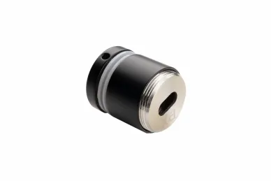 PSG N01.5530.4XM.9005 Point glass fixing dia. 50/30/M10x40, black, glass 8-21.52 mm (AISI 304, flat system, painted)