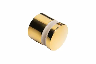PSG N01.5530.4XP.GOLD Point glass fixing dia. 50/30/M10X40, gold, glass 10.38–17.52 mm (AISI 304, flat system, glossy, painted)