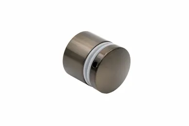 PSG N01.5530.4XS.CHROME Glass point fixing dia. 50/30/M10x40, dark chrome, glass 8-21.52 mm (AISI304, flat system, satin, coated)