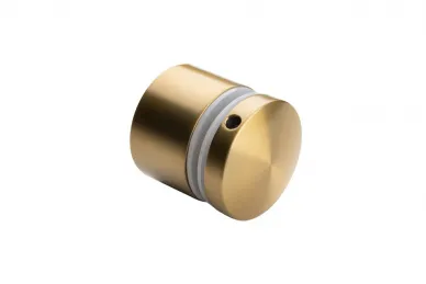 PSG N01.5530.4XS.GOLD Glass point fixing dia. 50/30/M10x40, gold, glass 8-21.52 mm (AISI 304, flat system, satin, coated)