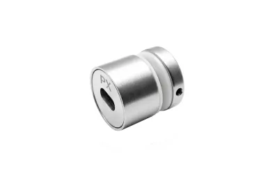 PSG N01.5530N.4XS Glass point fixing - dia. 50, adjustable M10 thread, glass 8-21.52 mm, for flat surface, satin