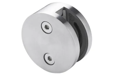 PSG N01.6000.4BS Single-sided glass clamp dia. 60 mm, glass 8-12.76 mm (AISI304, SYSTEM 42.4, satin)