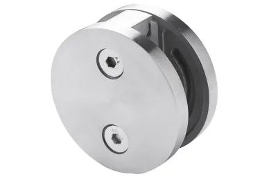 PSG N01.6001.4BS Double-sided glass clamp dia. 60 mm, glass 8-12.76 mm (AISI304, SYSTEM 42.4, satin)
