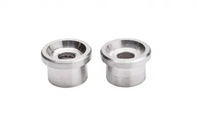 PSG N01.6060.4XS Uchwyt do szkła 60X60X28 mm środkowy, mocowanie boczne, szkło 8-10 mm (AISI304, syst.płaski, satyna)