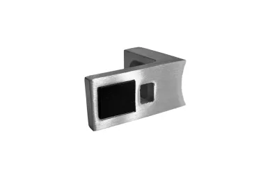 PSG N01.P3540.4BS Glass bracket 40X35X20 mm – AISI304 steel, system 42.4, satin