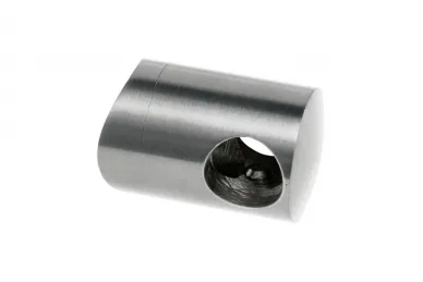 PSG N02.0012.4BP Crossbar holder for dia. 12mm rod/tube, mounting to 42.4mm tube (AISI304, system 42.4, gloss)