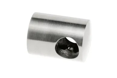 PSG N02.0012.4XP Crossbar holder for dia. 12mm rod/tube, mounting to flat surface (AISI304, flat system, gloss)