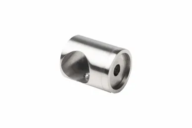 PSG N02.0119.4XS Rod crossbar holder DIA 19 mm – mounted to flat surface, stainless steel, satin