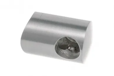 PSG N02.0212.4BS Uchwyt końcowy lewy do pręta/rury fi 12mm, moc.do rury 42,4mm (aisi304, syst.42,4, satyna)