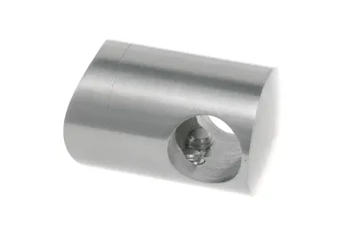 PSG N02.0412.4BS Connecting crossbar holder for dia. 12mm rod/tube, mounting to 42.4mm tube (AISI304, system 42.4, satin)
