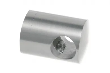 PSG N02.0412.4XS Connecting crossbar holder for dia. 12mm rod/tube, mounting to flat surface (AISI304, flat system, satin)