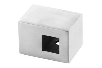 PSG N02.0512.4XS Uchwyt przelotowy do pręta/profilu 12x12mm, moc.do płaszczyzny (aisi304, syst.płaski, satyna)