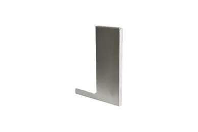 PSG N04.1504LP.AXS Right side end cap for L balustrade profiles, longitudinal top mounting, 120x95x1.5mm (aluminum, flat system, satin)